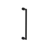 Kartners - OSLO - 18-inch Shower Door Handle-Matte Black - Matte Black