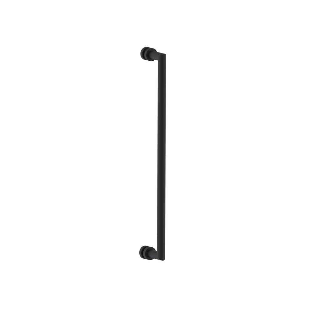 Kartners - OSLO - 24-inch Shower Door Handle-Matte Black - Matte Black
