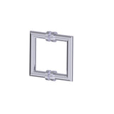 Kartners - OSLO - 6-inch Double Shower Door Handle-Polished Chrome - Polished Chrome