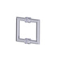 Kartners - OSLO - 6-inch Double Shower Door Handle-Polished Chrome - Polished Chrome