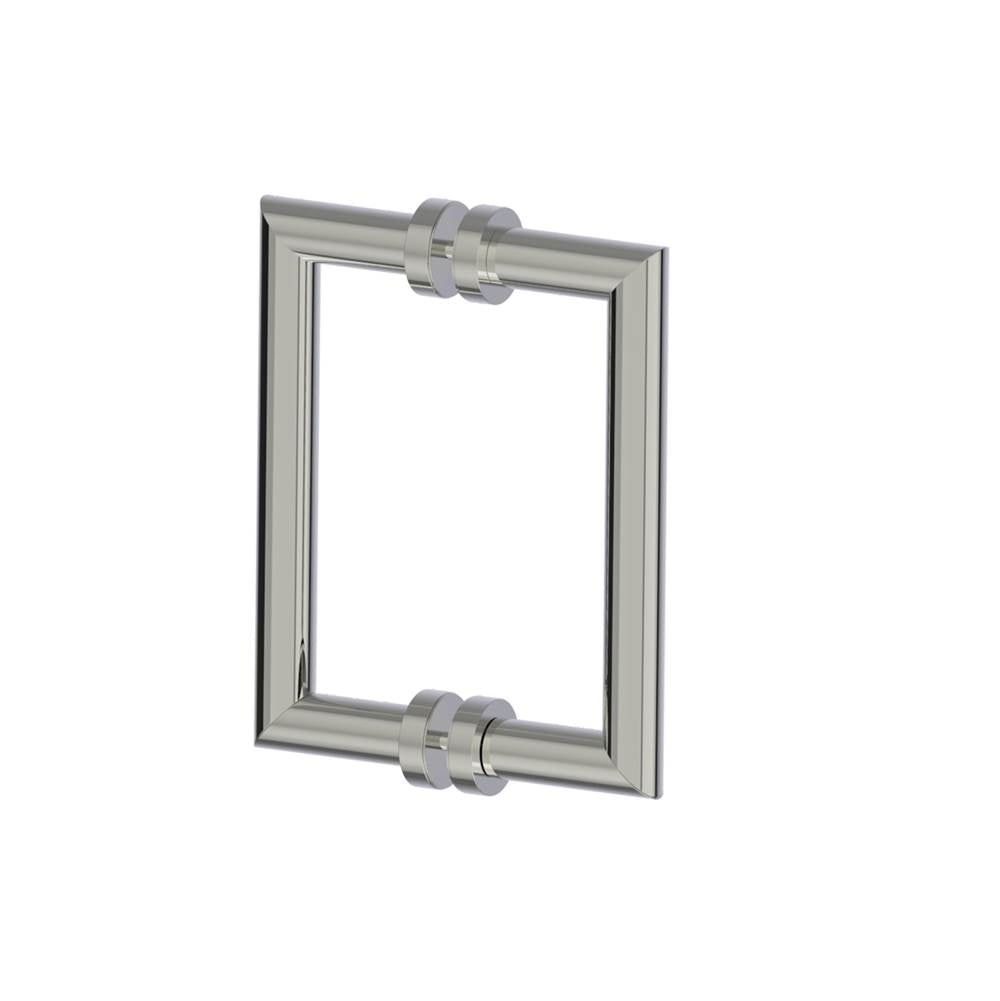 Kartners - OSLO - 8-inch Double Shower Door Handle-Polished Nickel - Polished Nickel