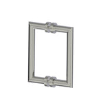 Kartners - OSLO - 8-inch Double Shower Door Handle-Polished Nickel - Polished Nickel