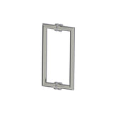 Kartners - OSLO - 12-inch Double Shower Door Handle-Polished Nickel - Polished Nickel