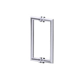 Kartners - OSLO - 12-inch Double Shower Door Handle-Polished Chrome - Polished Chrome