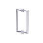 Kartners - OSLO - 12-inch Double Shower Door Handle-Polished Chrome - Polished Chrome