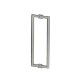 Kartners - OSLO - 18-inch Double Shower Door Handle-Brushed Nickel - Brushed Nickel