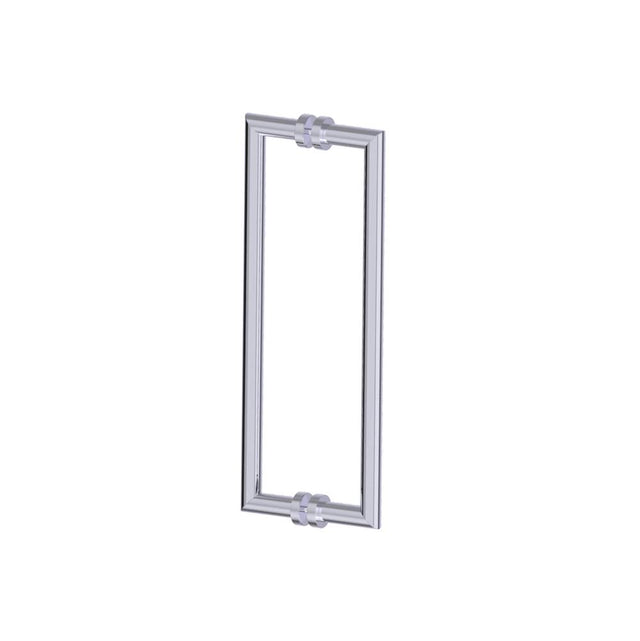 Kartners - OSLO - 18-inch Double Shower Door Handle-Polished Chrome - Polished Chrome