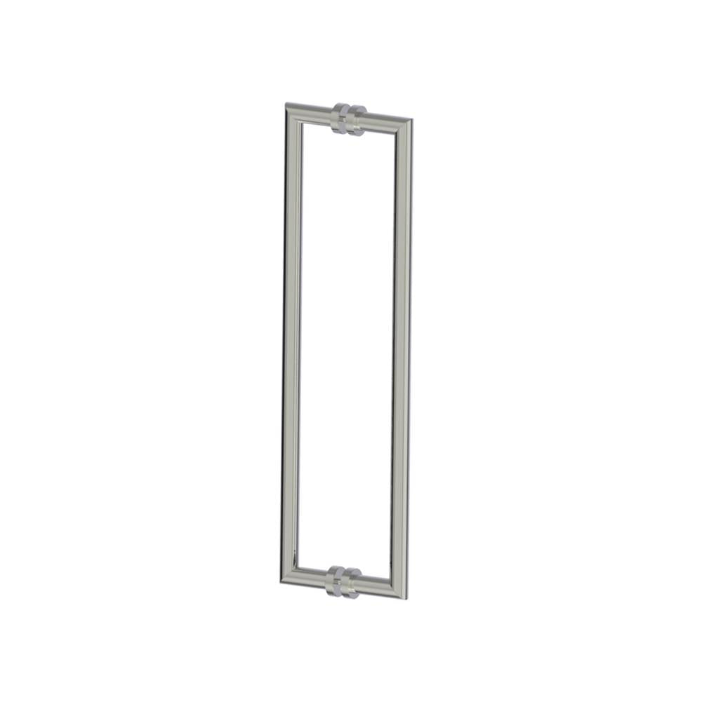 Kartners - OSLO - 24-inch Double Shower Door Handle-Polished Nickel - Polished Nickel