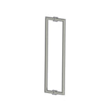 Kartners - OSLO - 24-inch Double Shower Door Handle-Brushed Nickel - Brushed Nickel