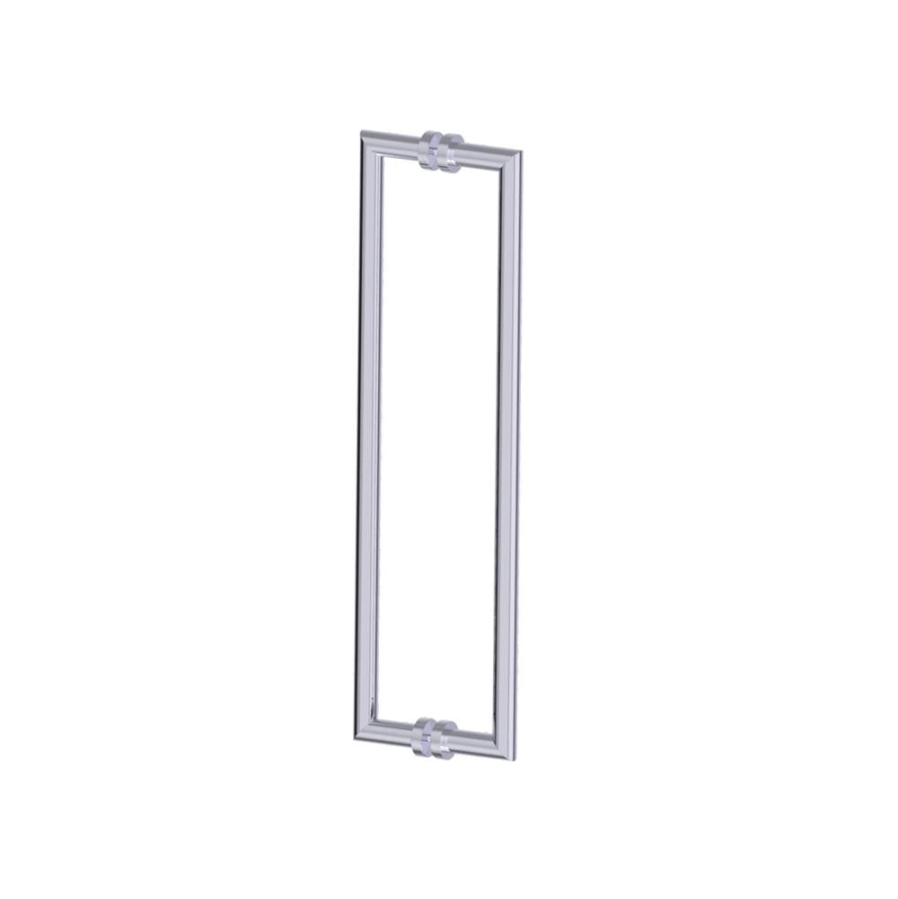 Kartners - OSLO - 24-inch Double Shower Door Handle-Polished Chrome - Polished Chrome