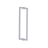 Kartners - OSLO - 24-inch Double Shower Door Handle-Polished Chrome - Polished Chrome