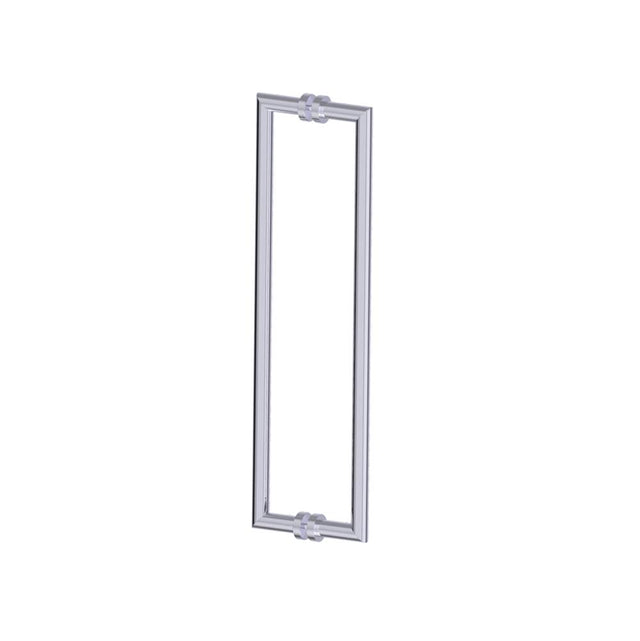 Kartners - OSLO - 24-inch Double Shower Door Handle-Polished Chrome - Polished Chrome