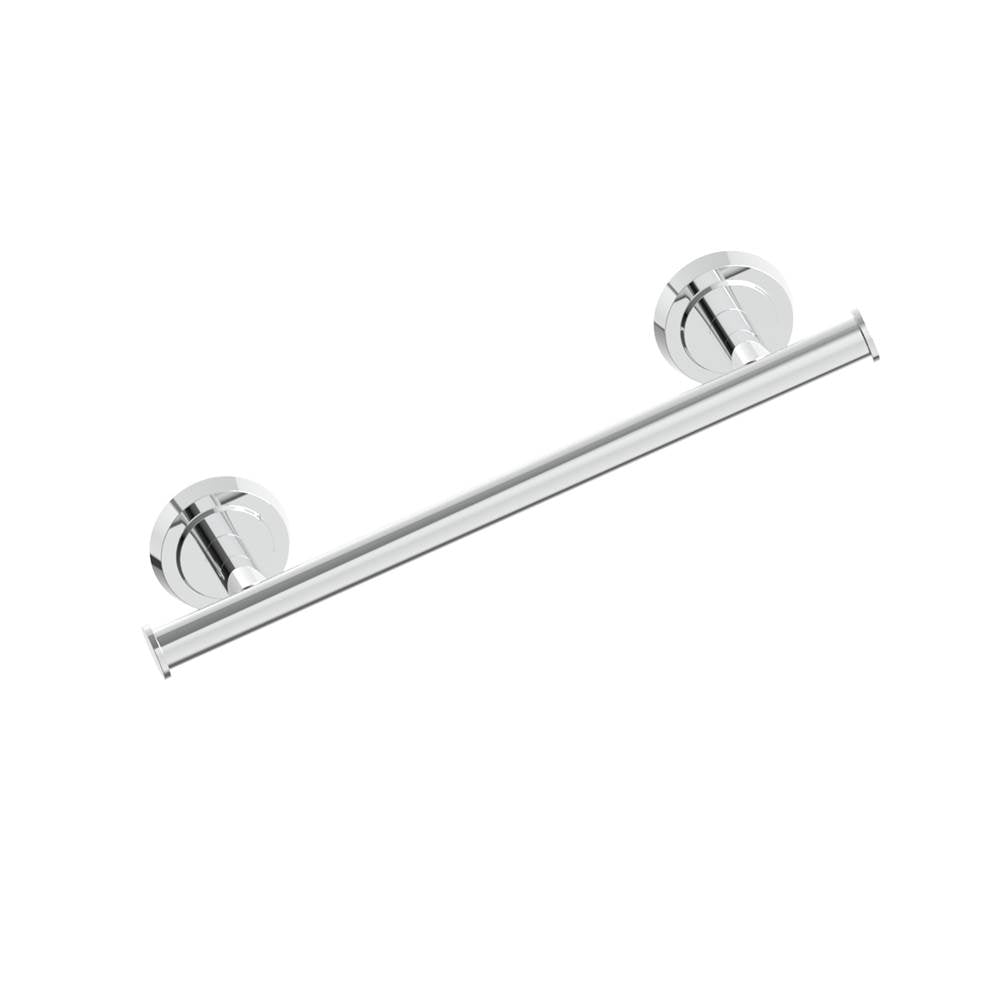 Kartners - SOFIA - 9-inch Bathroom Towel Bar-Polished Nickel - Polished Nickel