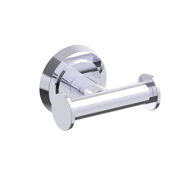 Kartners - SOFIA - Double Prong Robe Hook-Polished Chrome - Polished Chrome