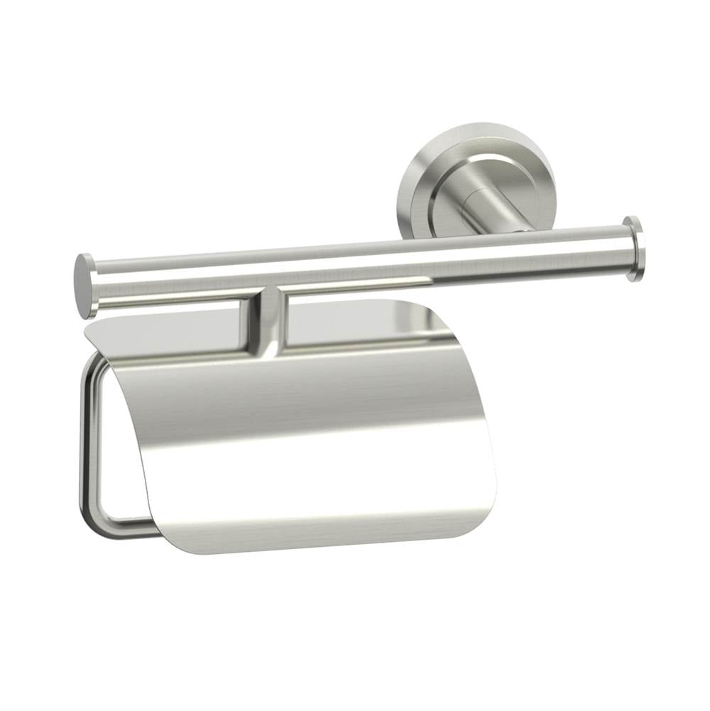 Kartners - SOFIA - Paper Holder with cover-Brushed Nickel - Brushed Nickel