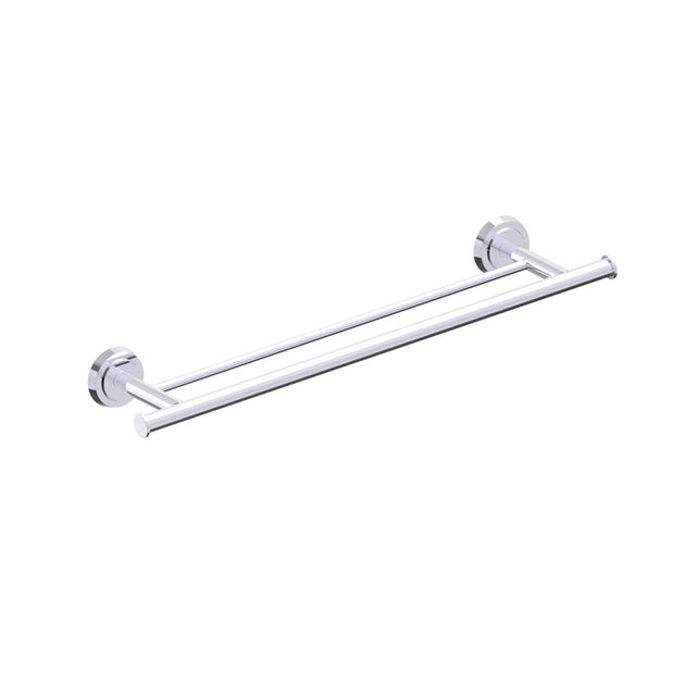 Kartners - SOFIA - 18-inch Double Bathroom Towel Bar-Polished Chrome - Polished Chrome