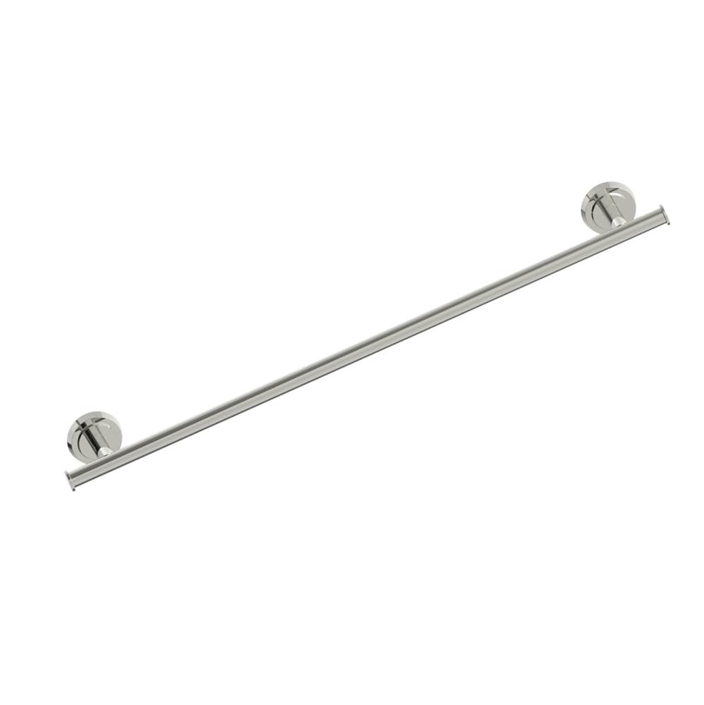 Kartners - SOFIA - 24-inch Bathroom Towel Bar-Polished Nickel - Polished Nickel