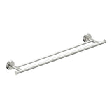 Kartners - SOFIA - 24-inch Double Bathroom Towel Bar-Brushed Nickel - Brushed Nickel