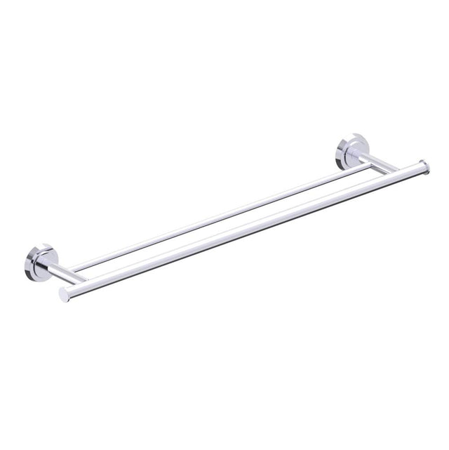 Kartners - SOFIA - 24-inch Double Bathroom Towel Bar-Polished Chrome - Polished Chrome