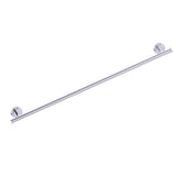 Kartners - SOFIA - 30-inch Bathroom Towel Bar-Polished Chrome - Polished Chrome