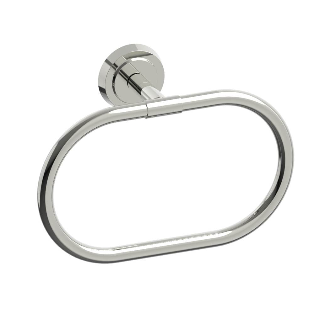 Kartners - SOFIA - Towel Ring-Polished Nickel - Polished Nickel
