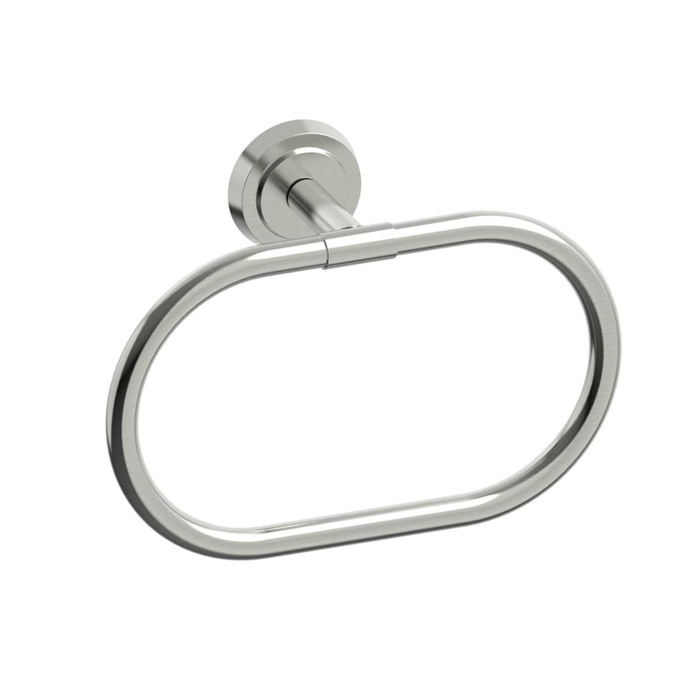 Kartners - SOFIA - Towel Ring-Brushed Nickel - Brushed Nickel