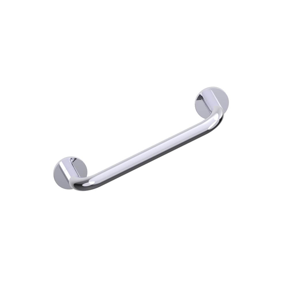 Kartners - NICE - 9-inch Bathroom Towel Bar-Polished Chrome - Polished Chrome