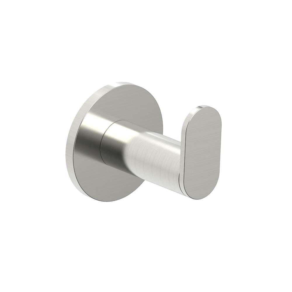 Kartners - NICE - Classic Robe Hook-Brushed Nickel - Brushed Nickel
