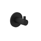Kartners - NICE - Single Prong Robe Hook-Matte Black - Matte Black