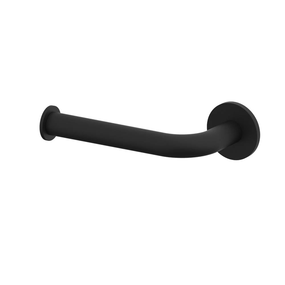 Kartners - NICE - Toilet Paper Holder (Left)-Matte Black - Matte Black