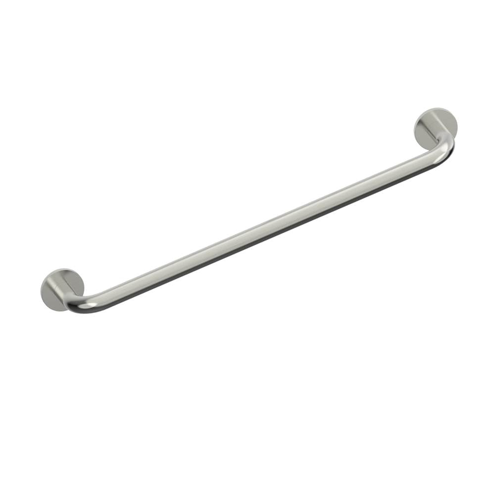 Kartners - NICE - 18-inch Bathroom Towel Bar-Brushed Nickel - Brushed Nickel