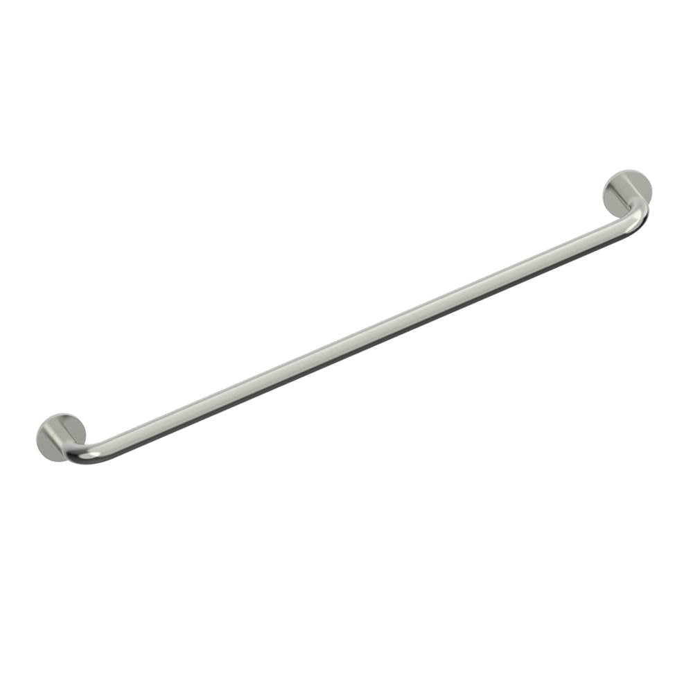Kartners - NICE - 24-inch Bathroom Towel Bar-Brushed Nickel - Brushed Nickel