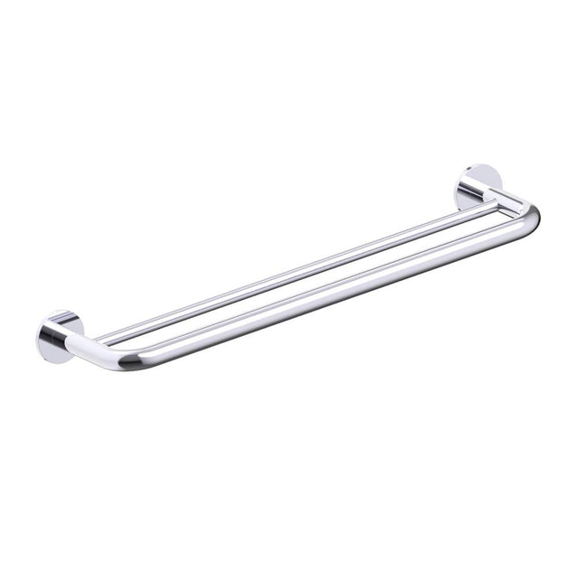 Kartners - NICE - 24-inch Double Bathroom Towel Bar-Polished Chrome - Polished Chrome