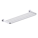 Kartners - NICE - 24-inch Single Towel Rack-Polished Chrome - Polished Chrome