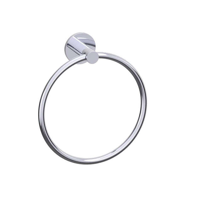 Kartners - NICE - Round Towel Ring -Polished Chrome - Polished Chrome