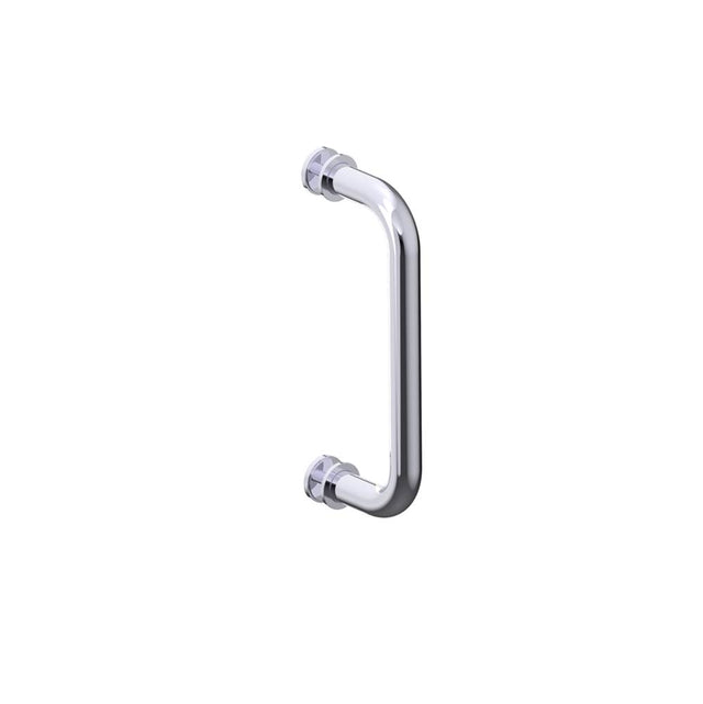 Kartners - NICE - 8-inch Single Shower Door Handle-Polished Chrome - Polished Chrome