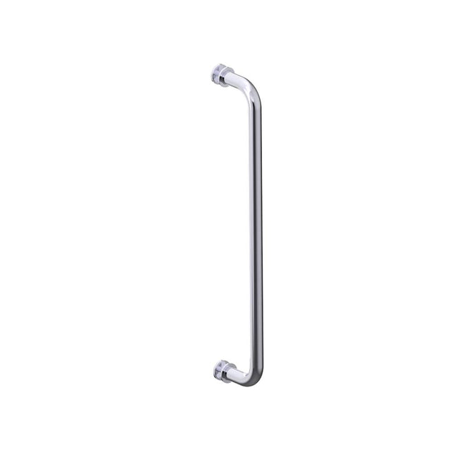 Kartners - NICE - 18-inch Single Shower Door Handle-Polished Chrome - Polished Chrome