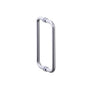 Kartners - NICE - 12-inch Double Shower Door Handle-Polished Chrome - Polished Chrome
