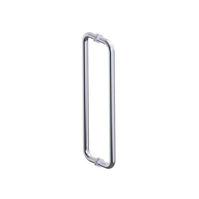 Kartners - NICE - 18-inch Double Shower Door Handle-Polished Chrome - Polished Chrome