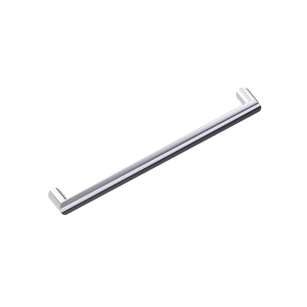 Kartners - SEVILLE - 12-inch Bathroom Towel Bar-Polished Chrome - Polished Chrome