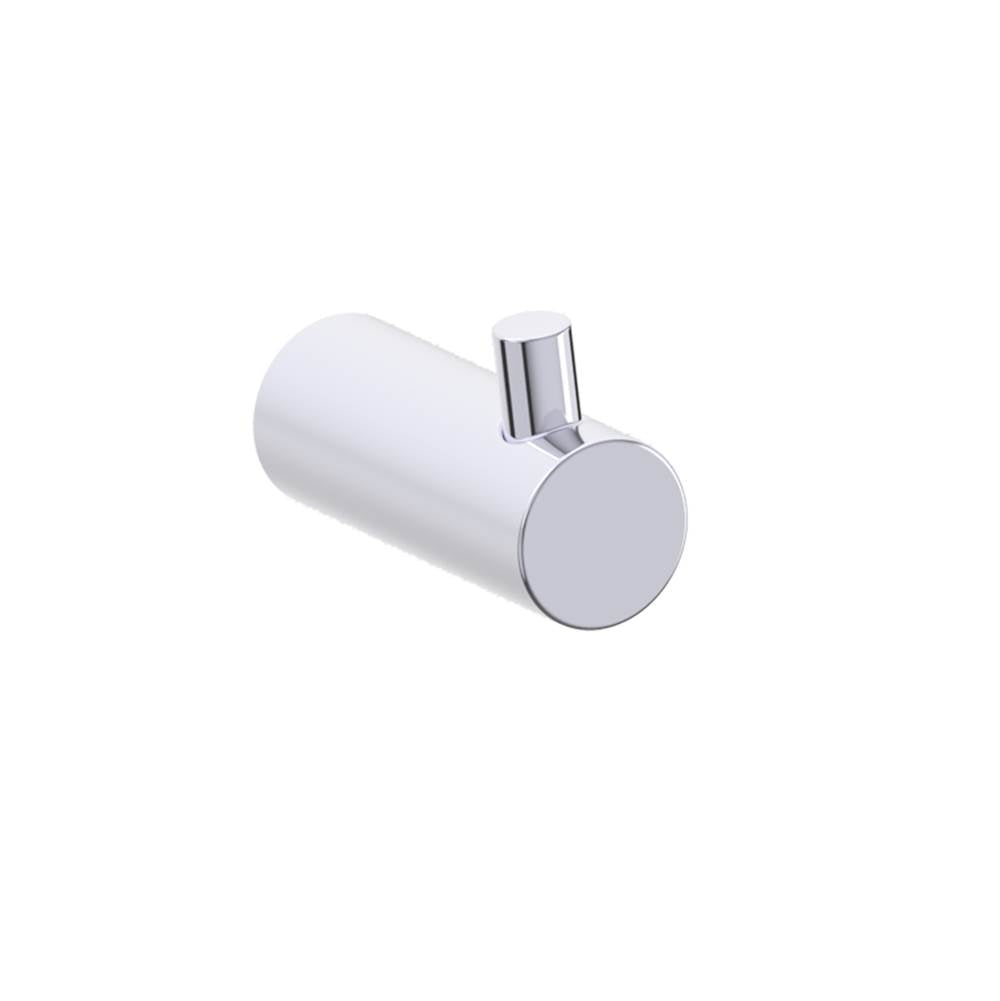 Kartners - SEVILLE - Single Prong Robe Hook-Polished Chrome - Polished Chrome
