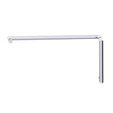 Kartners - SEVILLE - 8-inch x 18-inch Offset Shower Door Handles -Polished Chrome - Polished Chrome