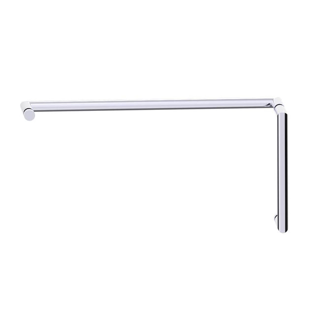 Kartners - SEVILLE - 8-inch x 18-inch Offset Shower Door Handles -Polished Chrome - Polished Chrome
