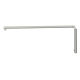 Kartners - SEVILLE - 8-inch x 24-inch Offset Shower Door Handles -Brushed Nickel - Brushed Nickel