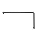 Kartners - SEVILLE - 12-inch x 24-inch Offset Shower Door Handles -Matte Black - Matte Black