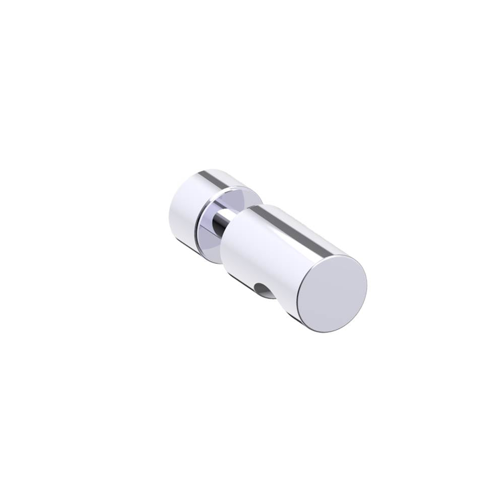 Kartners - SEVILLE -Single Shower Door Handle-Polished Chrome - Polished Chrome