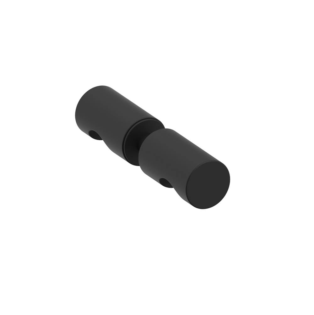 Kartners - SEVILLE -Double Shower Door Handle-Matte Black - Matte Black