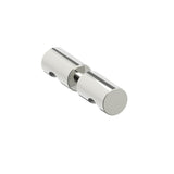 Kartners - SEVILLE -Double Shower Door Handle-Polished Nickel - Polished Nickel