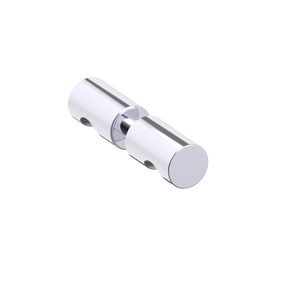 Kartners - SEVILLE -Double Shower Door Handle-Polished Chrome - Polished Chrome