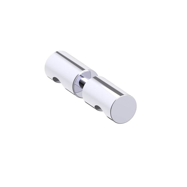 Kartners - SEVILLE -Double Shower Door Handle-Polished Chrome - Polished Chrome